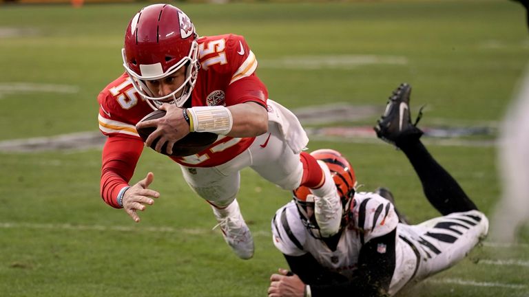 Patrick Mahomes scheitert mit den Chiefs an den Bengals.