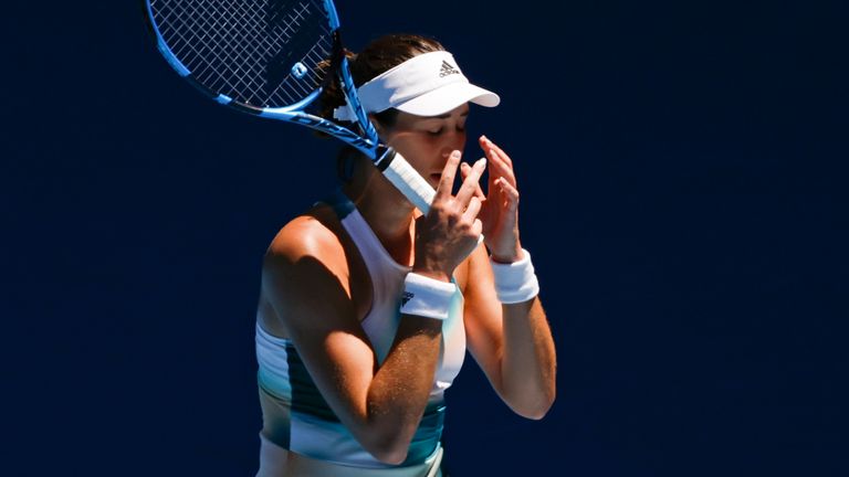 Garbine Muguruza zählte bei den Australian Open zu den Anwärterinnen auf den Sieg.