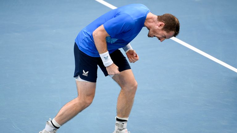 Andy Murray steht bei den Australian Open in der 2. Runde.