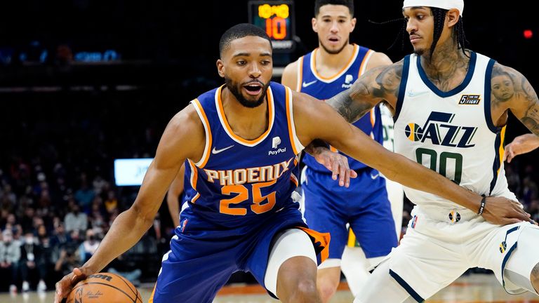 Mikal Bridges und die Phoenix Suns sind aktuell auf einem Höhenflug in der NBA. 