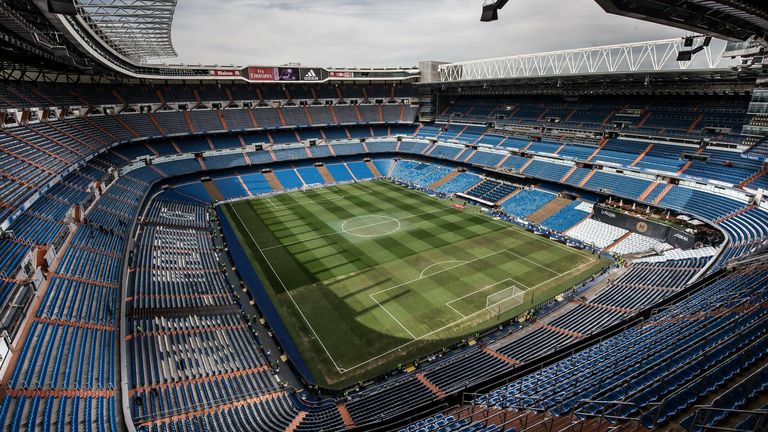 2. Estadio Santiago Bernabeu (Real Madrid/Spanien) 4.53