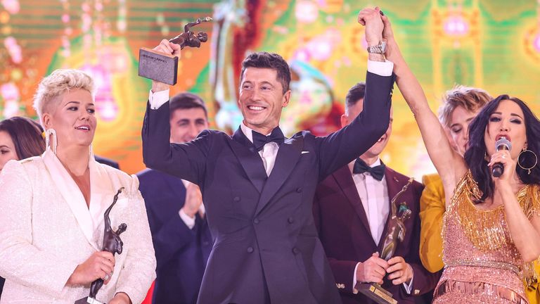 Robert Lewandowski wurde zum Sportler des Jahres in Polen gekürt.