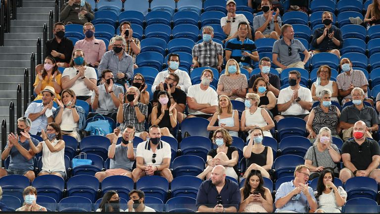 Australien begrenzt die Zuschauerkapazität bei den Australian Open um 50 Prozent. 