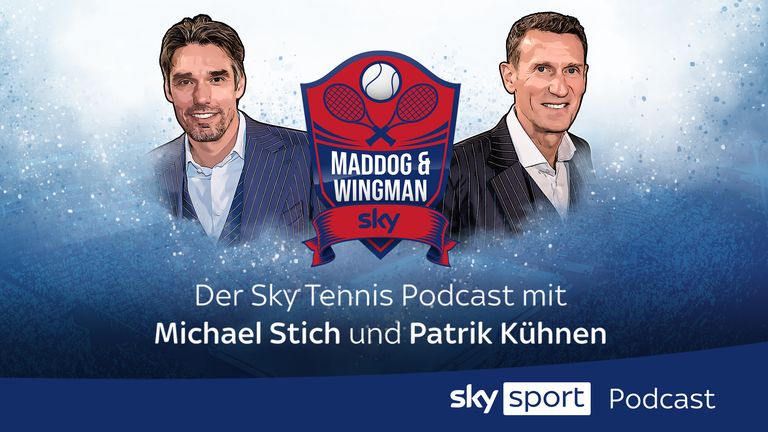 Der neue Sky Tennis Podcast "Maddog & Wingman" mit Michael Stich und Patrick Kühnen.