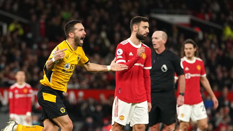Manchester United verliert gegen die Wolves.
