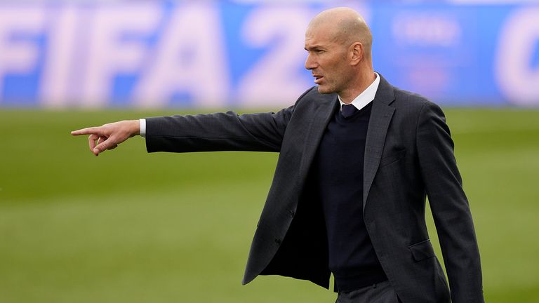 Zinedine Zidane war bis Sommer 2021 Trainer bei Real Madrid.