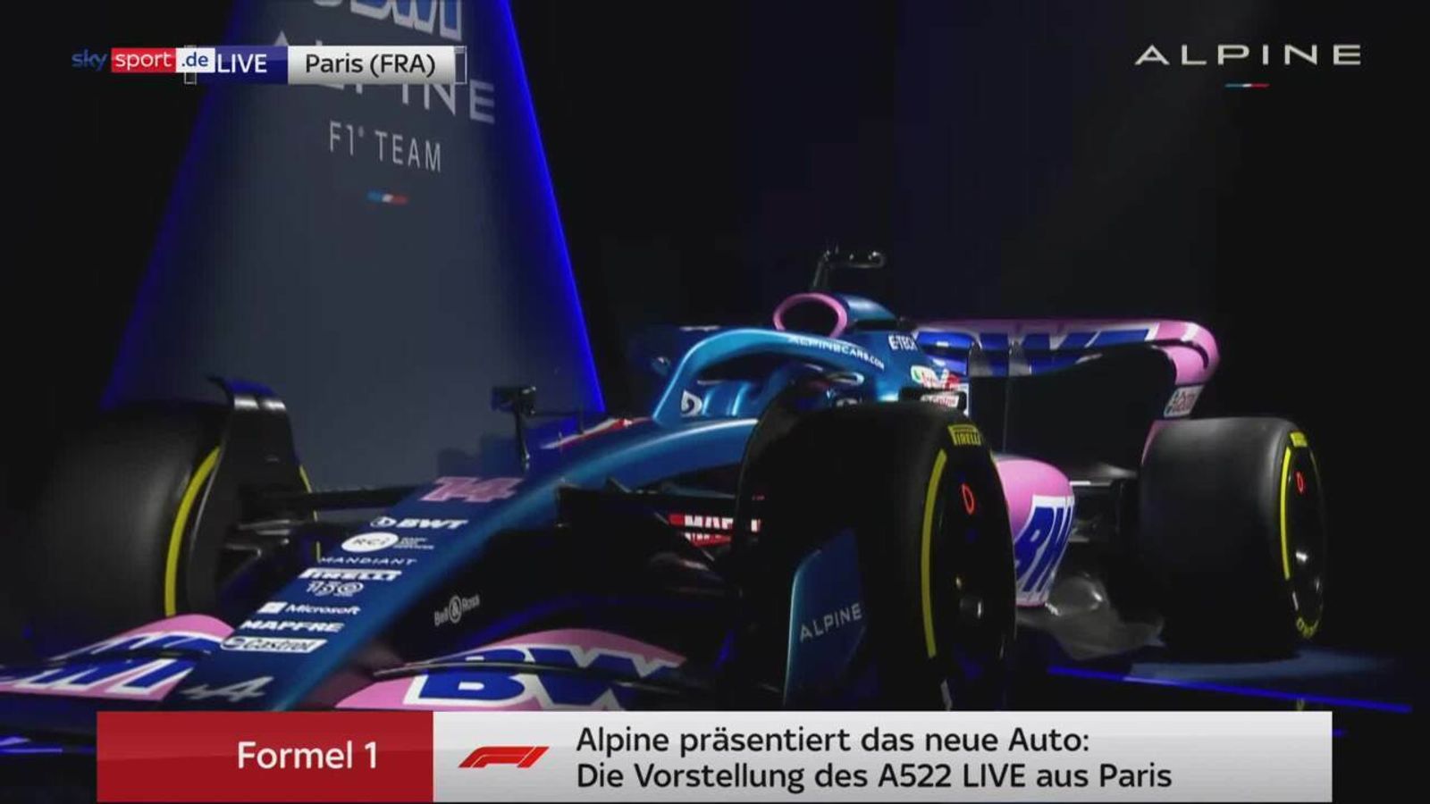 Formel 1 Video So sieht der neue Alpine A522 aus Formel 1 News Sky Sport