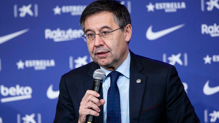 Die aktuelle Barca-Führung erhebt schwere Vorwürfe gegen Ex-Präsident Josep Maria Bartomeu.