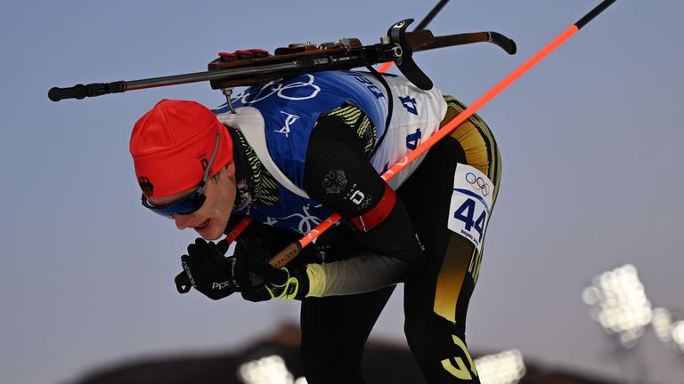 Benedikt Doll landete im Einzel-Wettbewerb über 20 Kilometer unter den ersten Zehn.