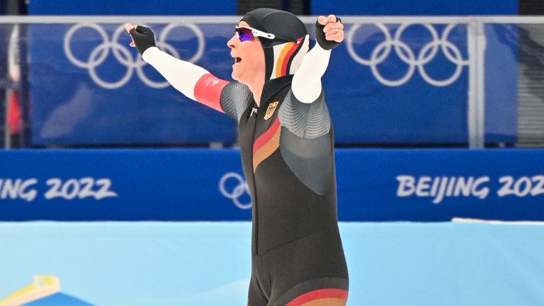 Claudia Pechstein schreibt Geschichte.