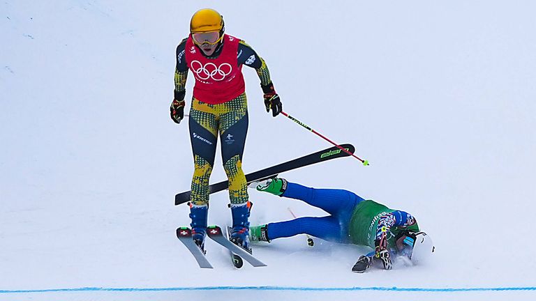 Zwar kam Daniela Maier als vierte ins Ziel, dennoch durfte sie am Ende über die Bronzemedaille im Ski Cross Freestyle jubeln.