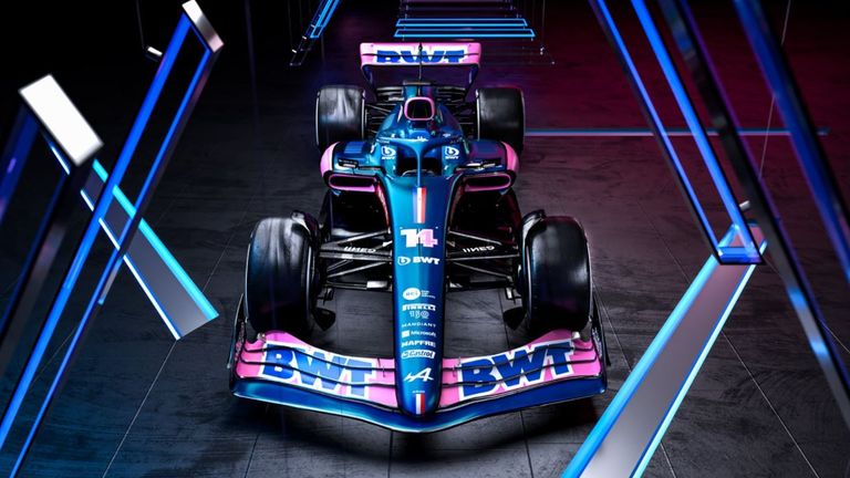 So sieht der neue A522 von Alpine aus (Quelle: Twitter/@AlpineF1Team)