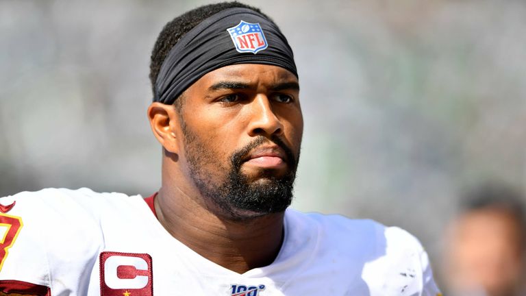 Jonathan Allen von den Washington Commanders hat sich nach seinem Tweet öffentlich entschuldigt.