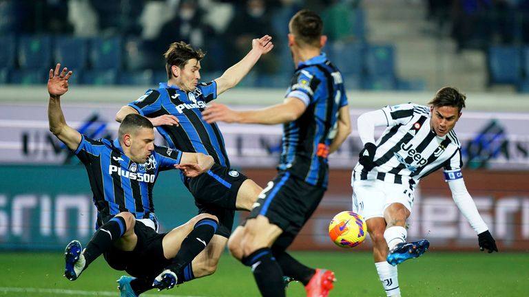 Juventus rettet ein spätes Remis gegen Atalanta Bergamo.