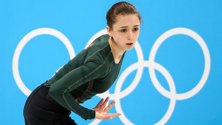 Kamila Walijewa steht unter dem Verdacht, Dopingmittel zu sich genommen zu haben.