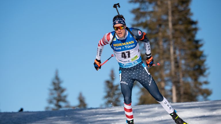 Biathlet Leif Nordgren hat die Geburt seines Kinder via Videocall miterlebt. 