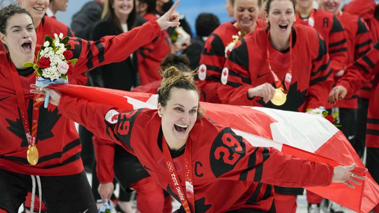 Marie-Philip Poulin führte Kanadas Eishockey-Frauen einmal mehr zu Olympischem Gold.