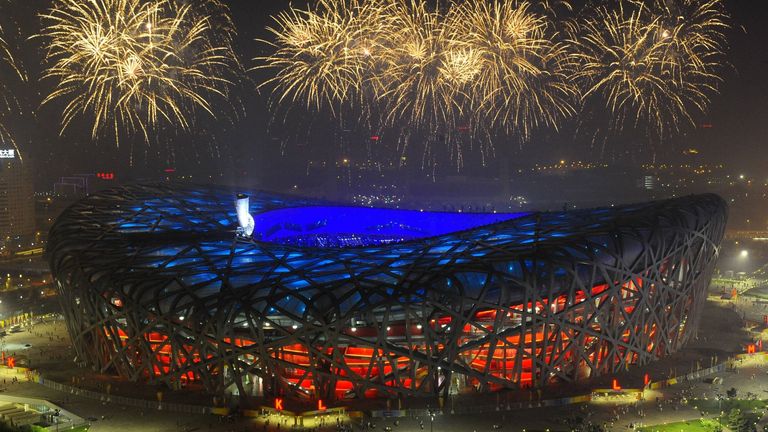 Das Olympiastadion in Peking.