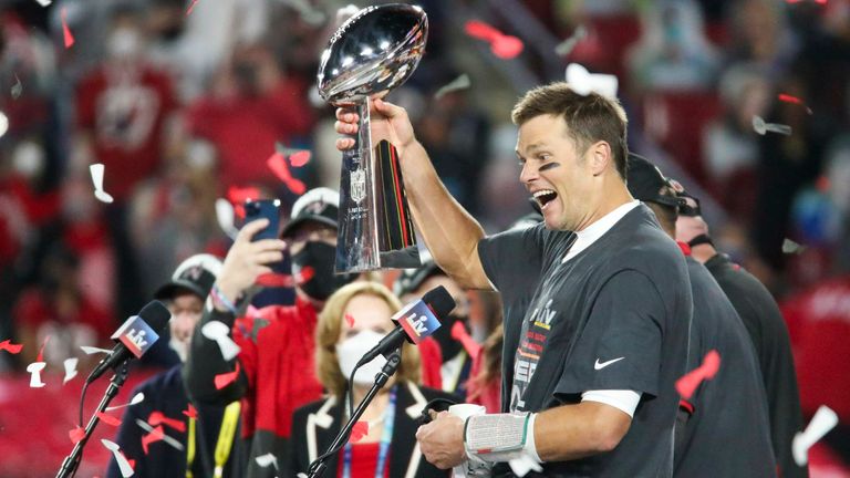 Superstar-Quarterback Tom Brady gewann 2021 seinen siebten Super Bowl - so viele wie kein anderer NFl-Profi jemals zuvor.
