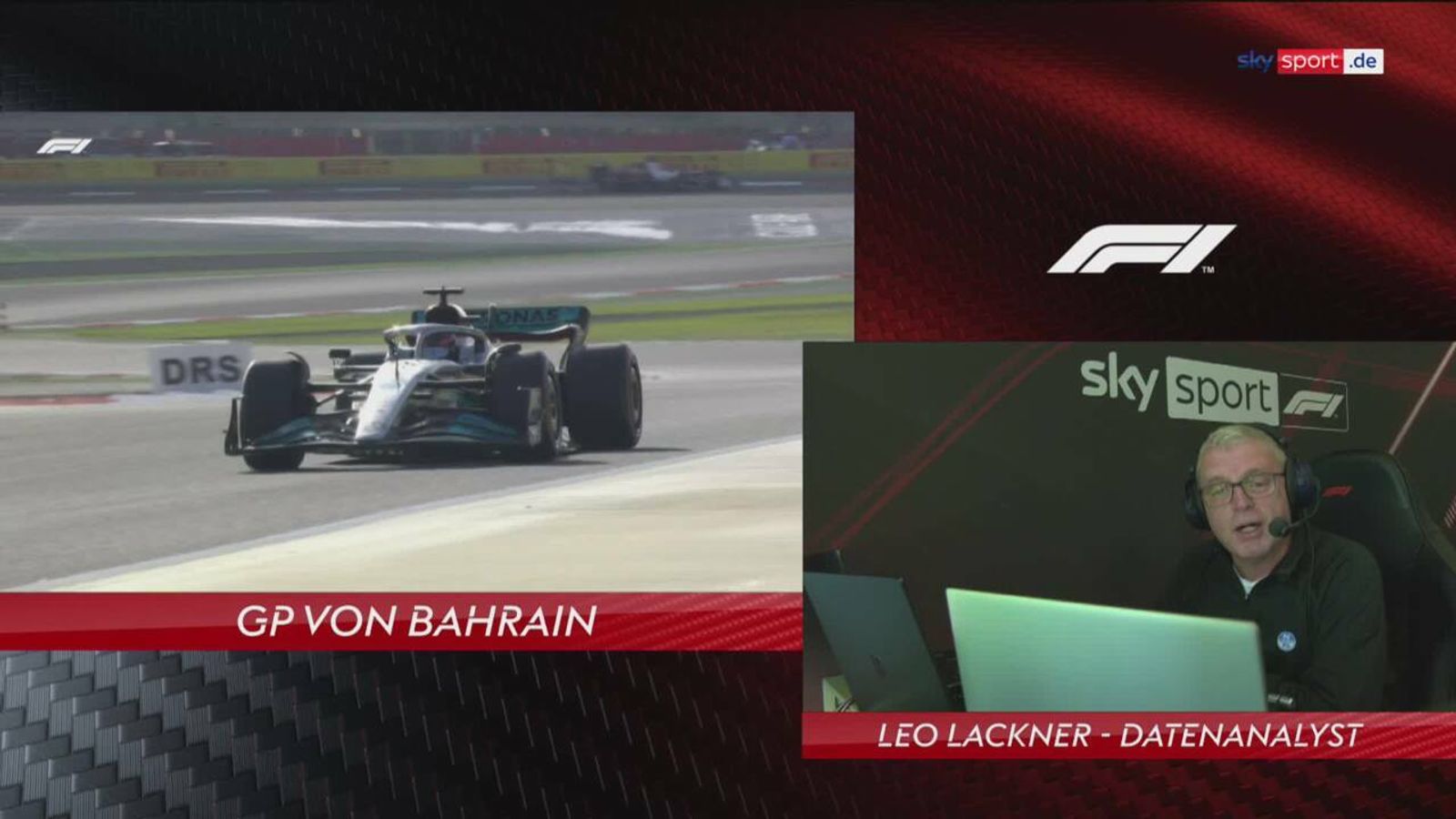 Formel 1 Video Datenanalyst zur Leistung von Lewis Hamilton im 3