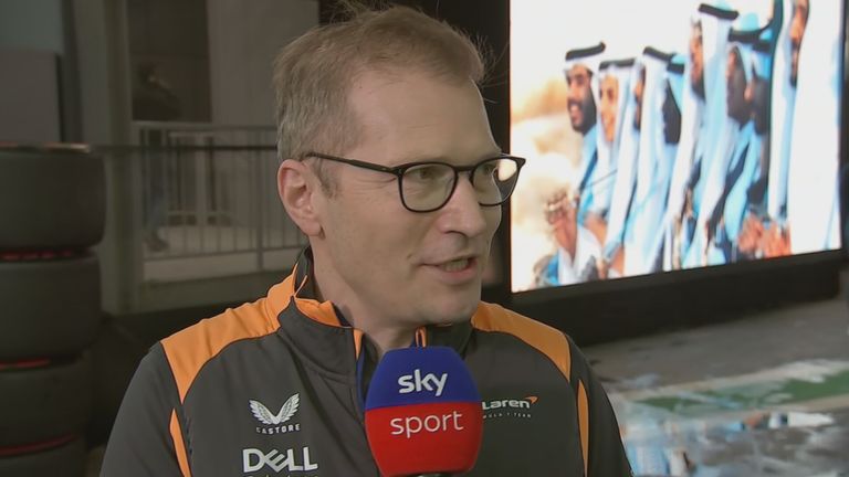 McLaren-Teamchef Andreas Seidl äußert sich zum Anschlag nahe der Rennstrecke. 