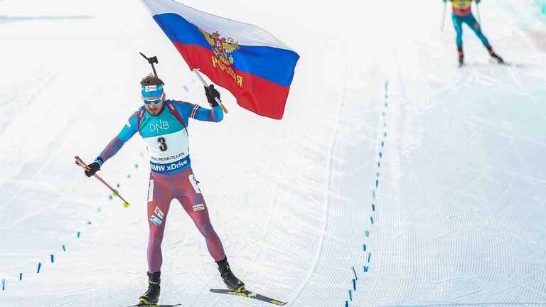 Die russischen und belarussischen Biathleten werden erstmal an keinen Veranstaltungen mehr teilnehmen dürfen.