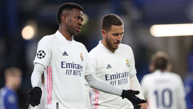 Eden Hazard (rechts) von Real Madrid wird sich in den kommenden Tagen einer Operation unterziehen. 