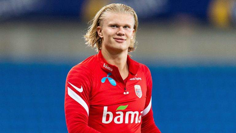 Erling Haaland trägt bei der norwegischen Nationalmannschaft bald die Neun.