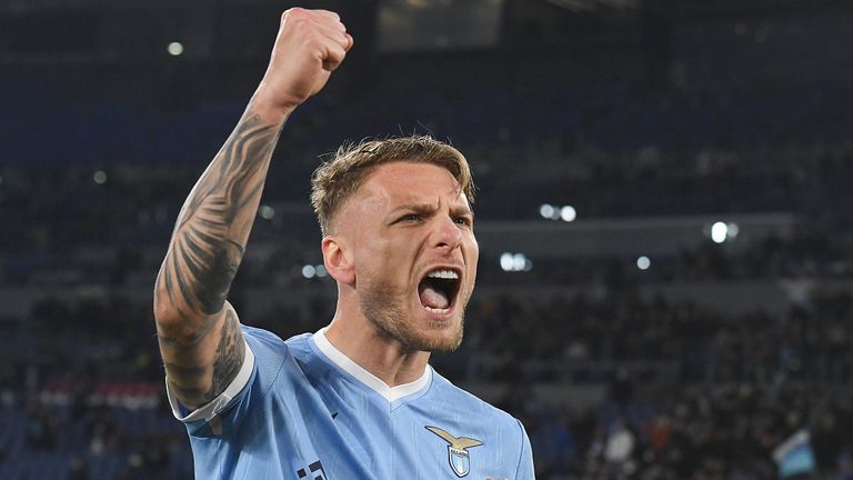 Platz 4: Ciro Immobile (Lazio Rom) - 21 Tore x Faktor 2 = 42 Tore