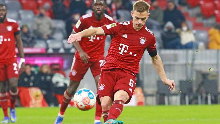 Joshua Kimmich steht beim FC Bayern bis 2025 unter Vertrag.