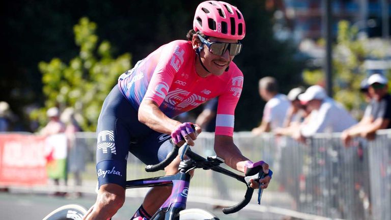 Lachlan Morton sammelt Spenden für ukrainischen Kriegsflüchtlinge.