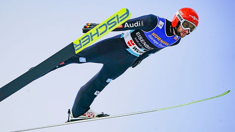Markus Eisenbichler landet in Holmenkollen auf dem vierten Platz.