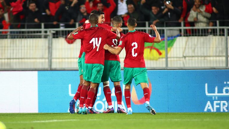 MAROKKO: Die Mannschaft von PSG-Star Achraf Hakimi gewann nach Hin- und Rückspiel klar mit 5:2 gegen Kongo und löst so das Ticket zur WM in Katar.