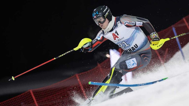Der Norweger Atle Lie McGrath siegt beim Slalom in Flachau. 