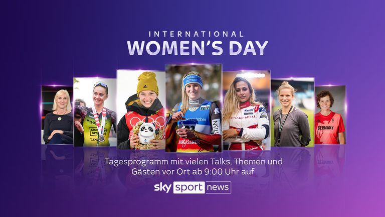 Sky Sport News berichtet ab 9 Uhr über den Weltfrauentag und hat die verschiedensten Gäste geladen.