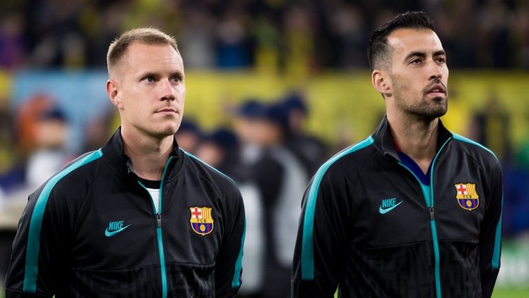 MITTELFELD: Sergio Busquets (FC Barcelona) - gehen seit ter Stegens Ankunft 2014 gemeinsam auf Titeljagd.