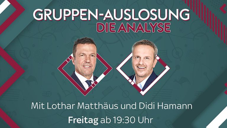WM-Gruppen-Auslosung – die Analyse mit den Sky Experten Lothar Matthäus und Didi Hamann.