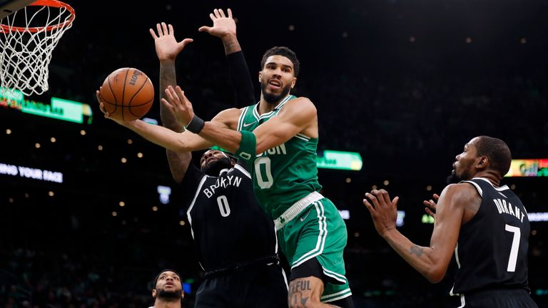 Die Boston Celtics gewinnen auch Spiel zwei gegen die Brooklyn Nets.