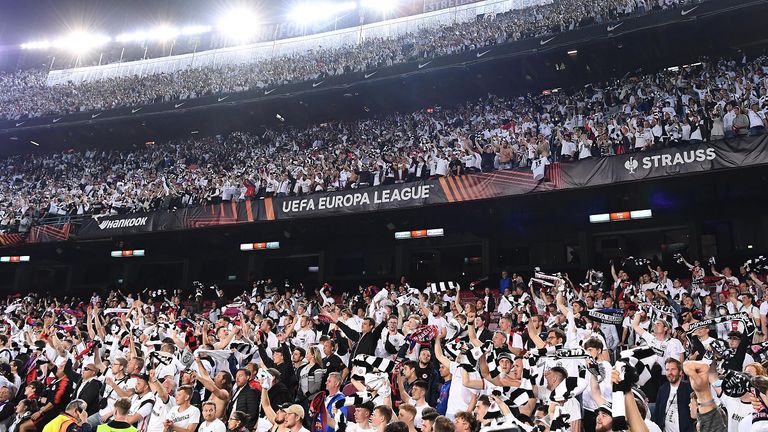So viele Fans wie in Barcelona werden es in London wohl nicht ins Stadion schaffen.