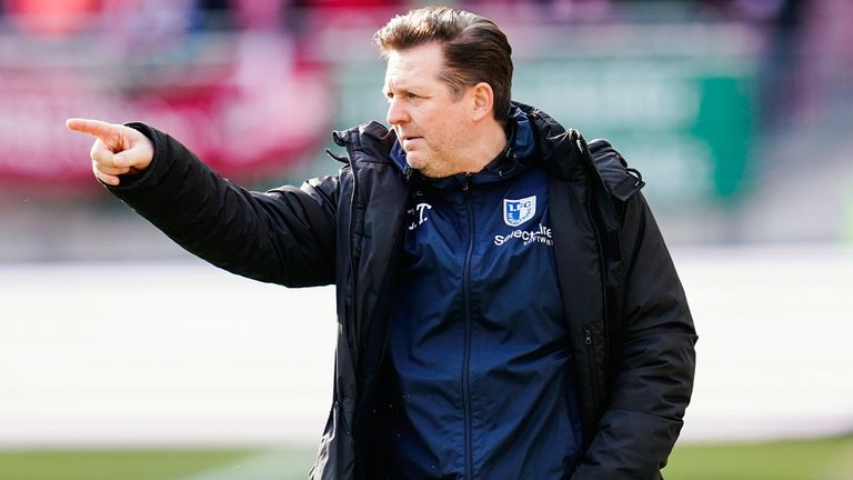 Christian Titz ist seit Februar 2021 Trainer des 1. FC Magdeburg.