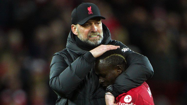 Sadio Mane und Jürgen Klopp verstehen sich prächtig.