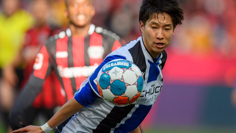 Okugawa Masaya und Co. laufen im Heimspiel gegen Hertha BSC in einem Sondertrikot auf.