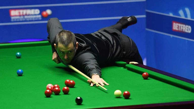 Superstar Ronnie O'Sullivan geht als Mitfavorit in die Snooker-WM 2022.