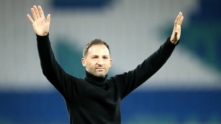 Domenico Tedesco kann noch zwei Titel mit RB Leipzig holen.