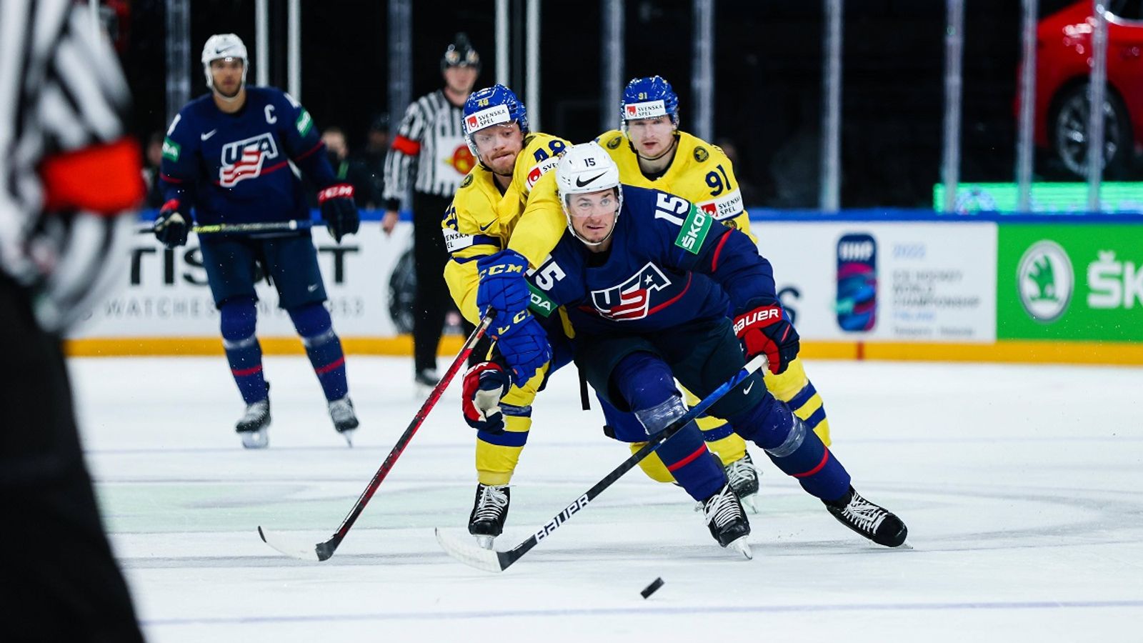 Eishockey: Schweden und Kanada kassieren Niederlage bei der WM