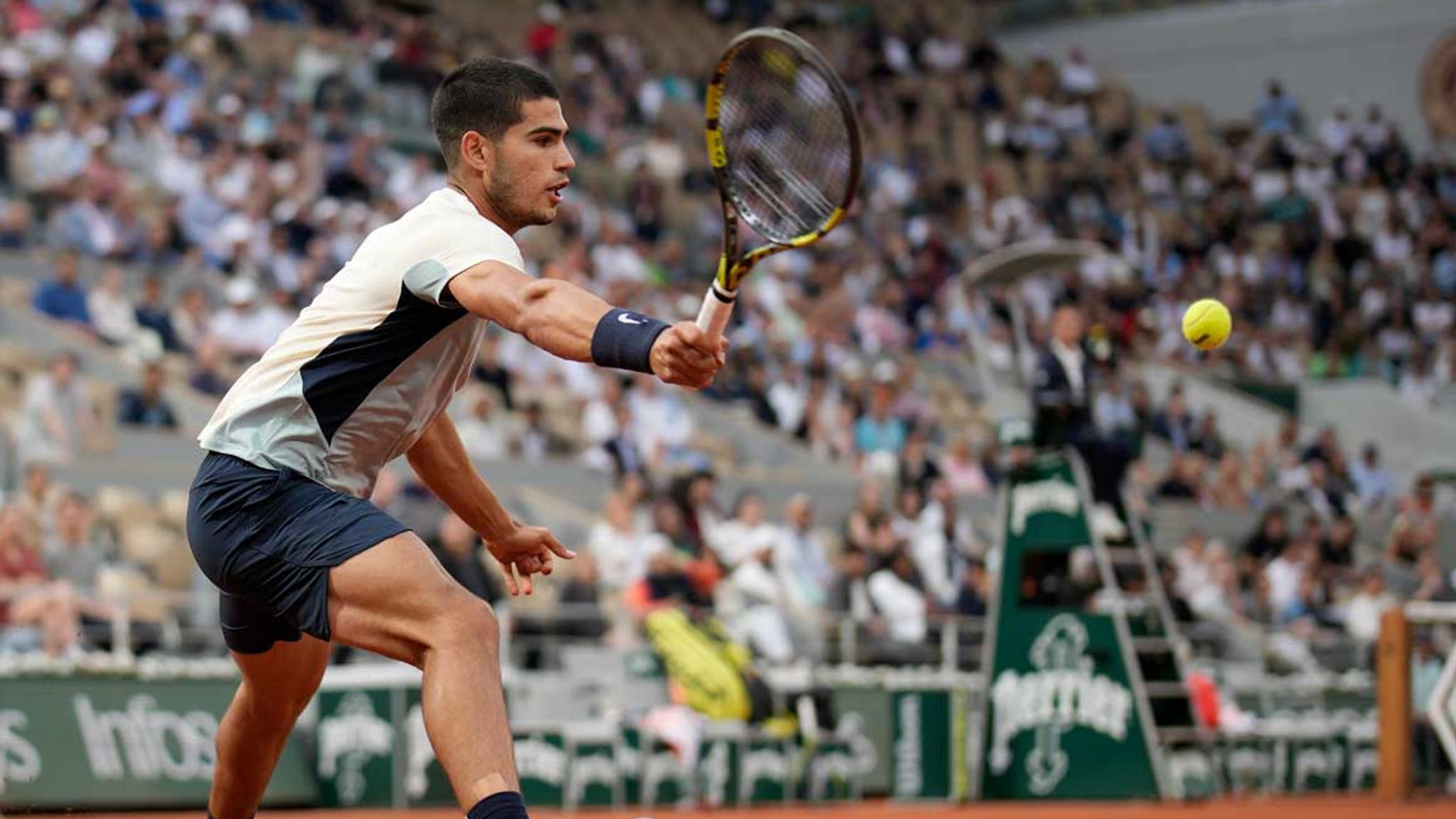 French Open Carlos Alcaraz gewinnt gegen Juan Ignacio Londero Tennis