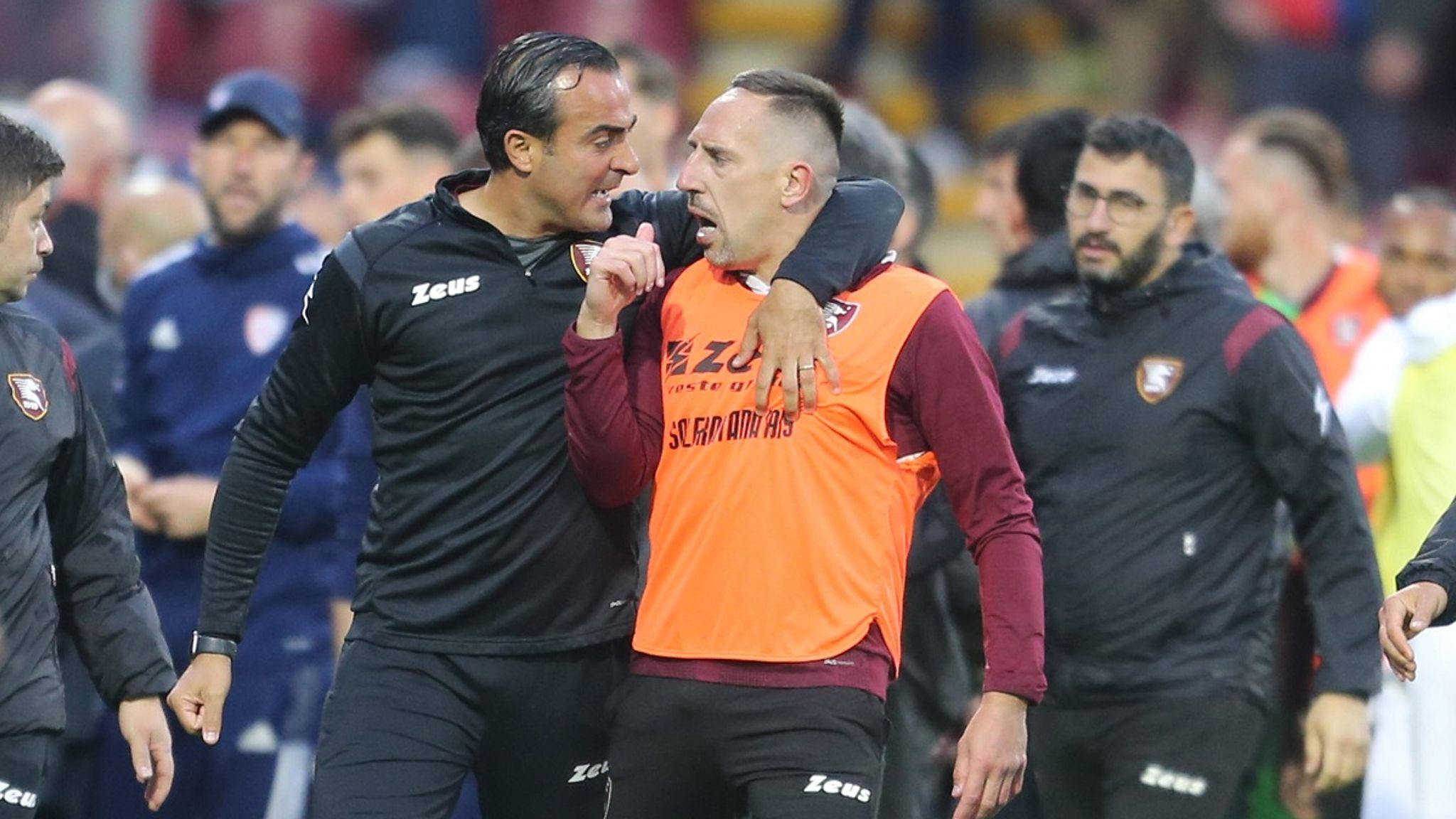 Serie A Ribery sieht Rot als
