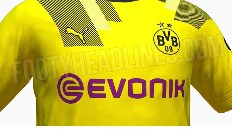Inspiriert vom Cup-Shirt 89/90: So soll das neue Pokal-Trikot von Borussia Dortmund aussehen (Bildquelle: footyheadlines.com)