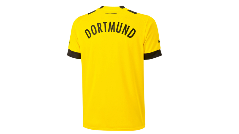Auf der Rückseite findet sich der Schriftzug ''Borussia verbinden". (Quelle: BVB)