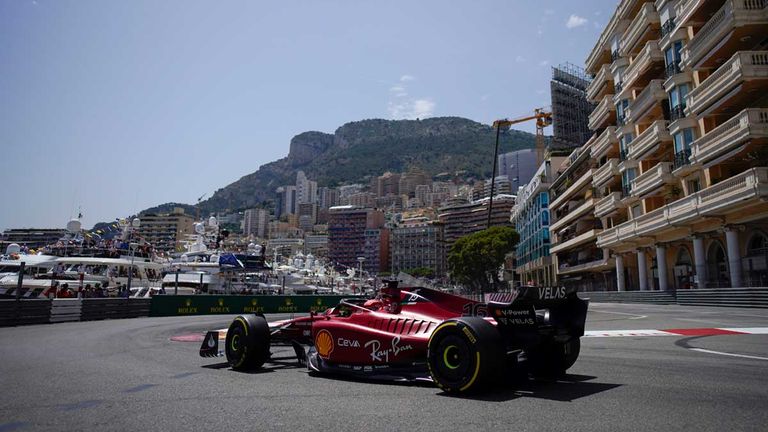 Charles Leclerc gewinnt das 1. Freie Training in Monaco.
